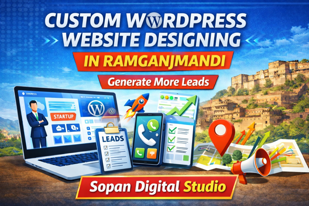 Custom WordPress Website Designing in Ramganjmandi