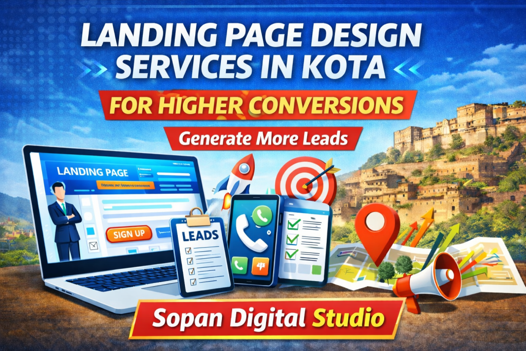 Landing Page Design Services in Kota for Higher Conversions